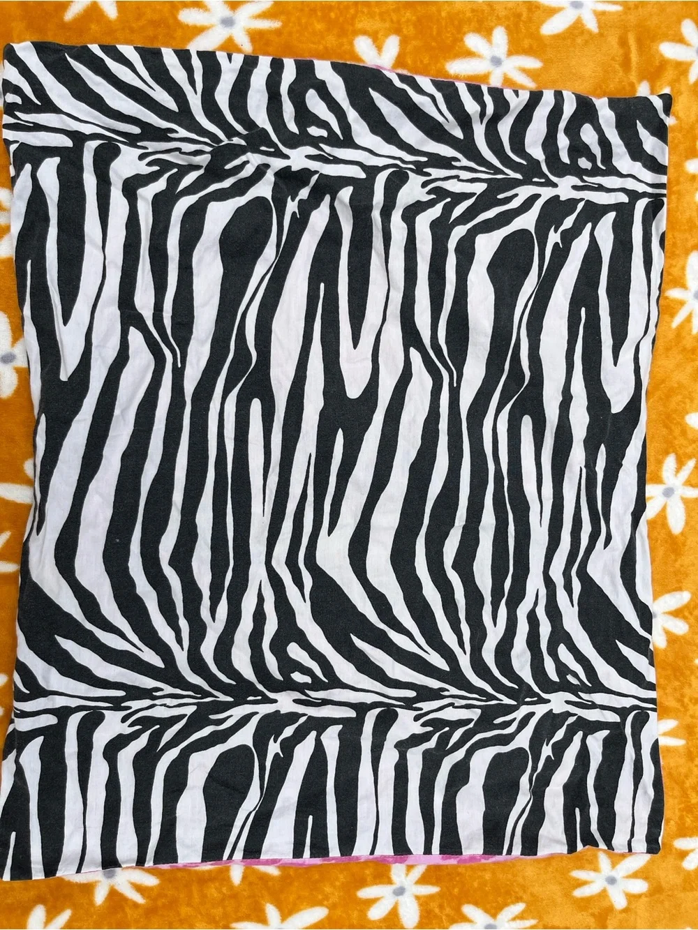 Almost Vintage Zebra Print Pink Leopard Print Shams Standard Pillowcases Y2k